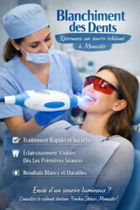 dentiste Monastir: blanchiment des dents